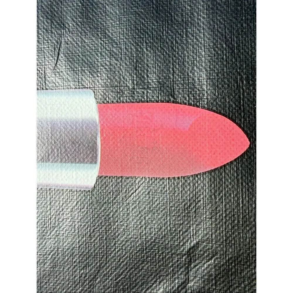 Kat Von D TOTE BAG 13 inch 'KISS MY STUDDED LIPS' Studded Kiss*RARE* NWOT